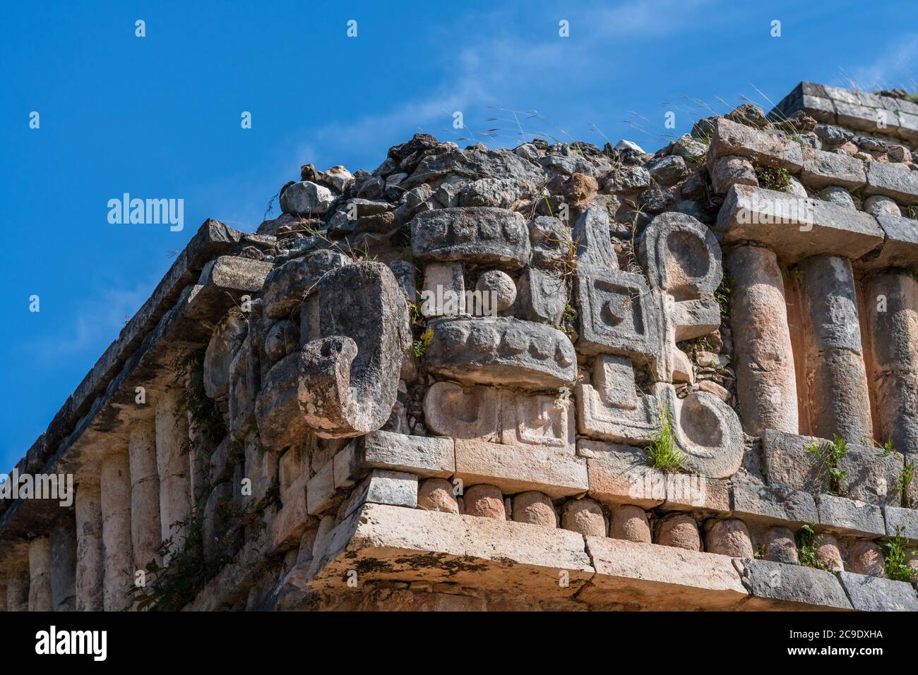 The ruins of the Mayan city of Sayil are part of the Pre-Hispanic Town ...