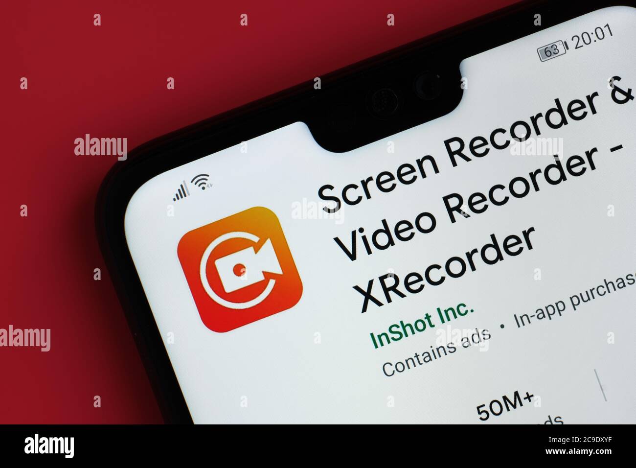 Stone / United Kingdom - July 30 2020: XRecorder app seen on the corner of  mobile phone Stock Photo - Alamy