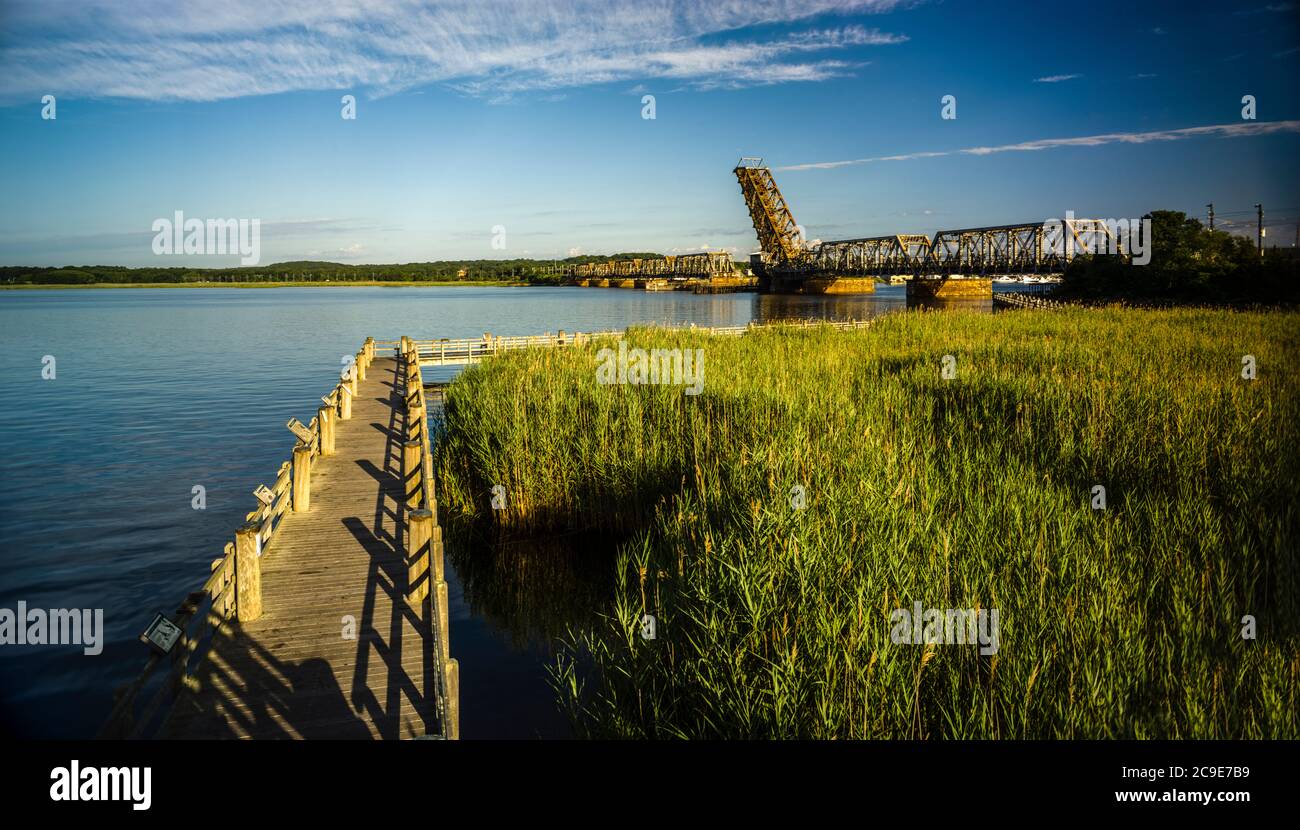 Amtrak Old Saybrook Old Lyme Bridge Ferry Landing State Park Fishing Pier Old Lyme