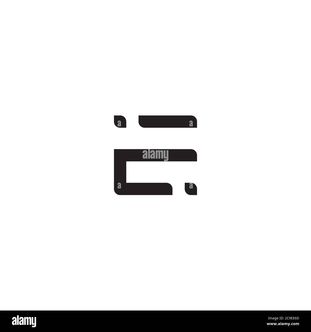 Letter e logo hi-res stock photography and images - Alamy