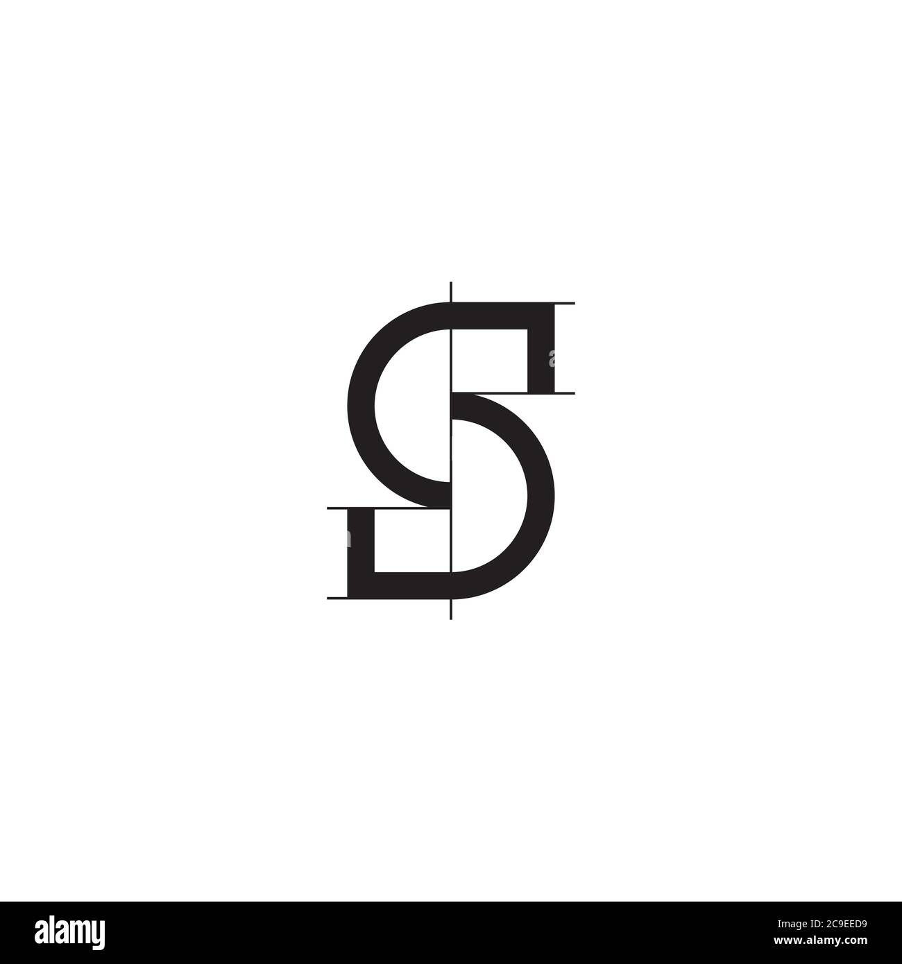 Letter S logo / icon design Stock Vector