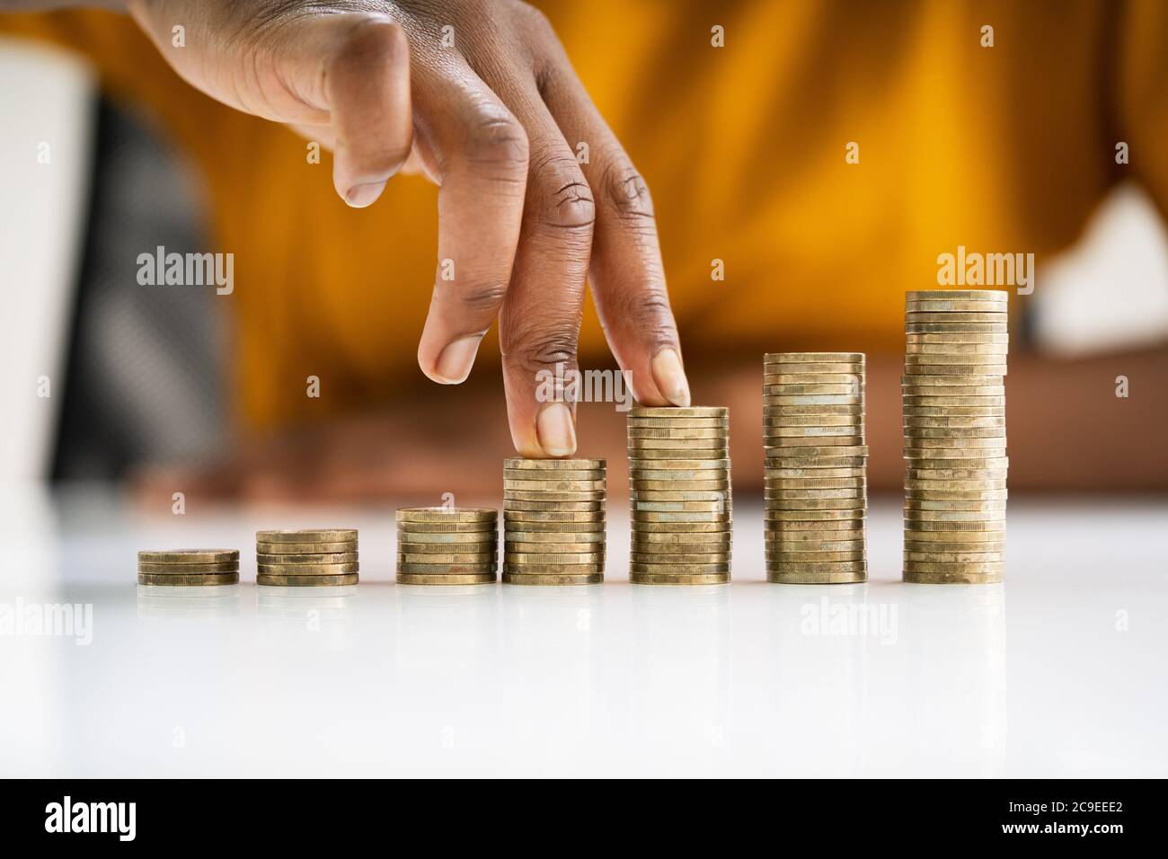 African American Loan Savings And Rich Business Investor Stock Photo