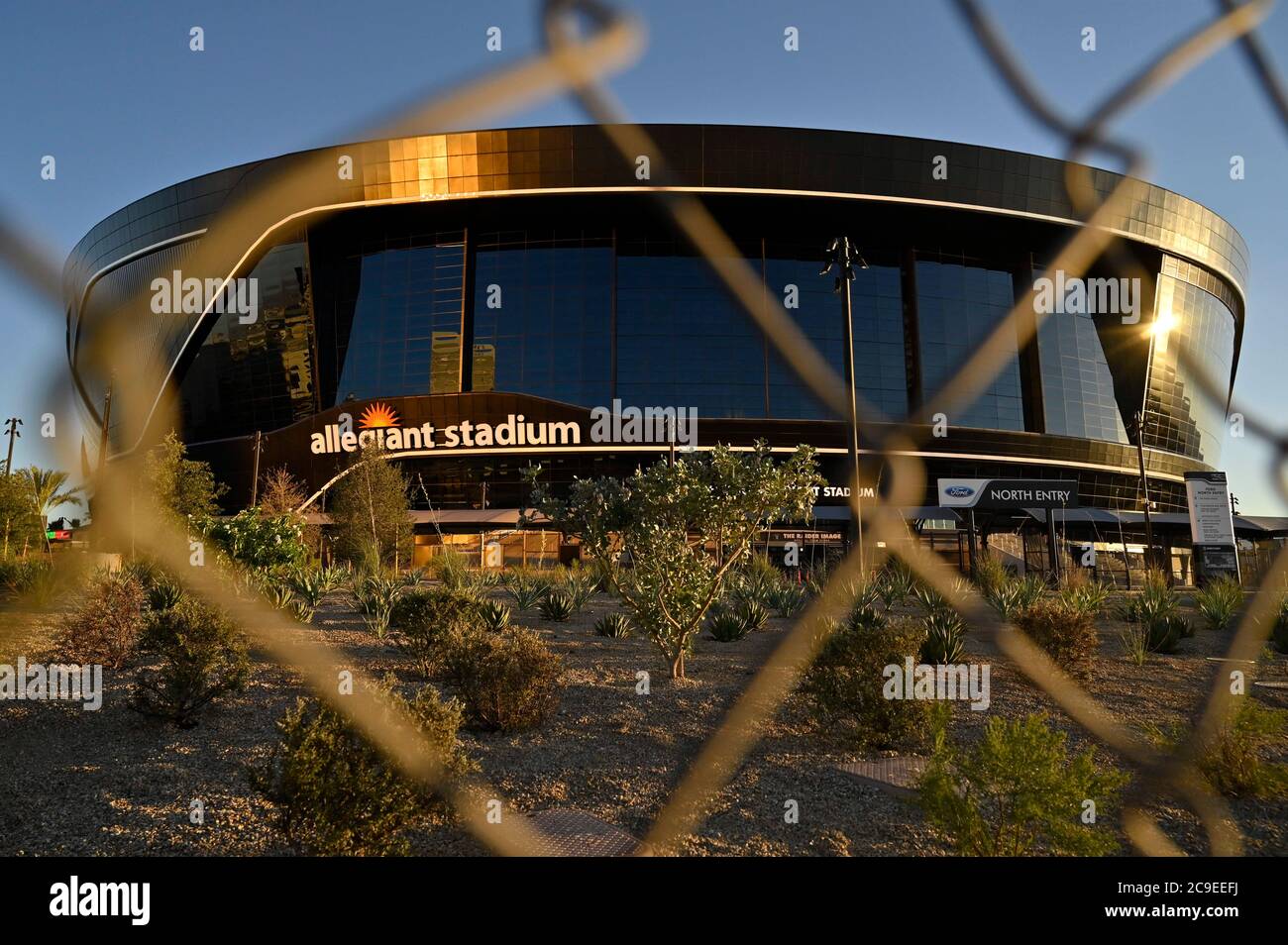 Allegiant Stadium, Home of the Raiders, Las Vegas, Nevada Stock Photo -  Alamy