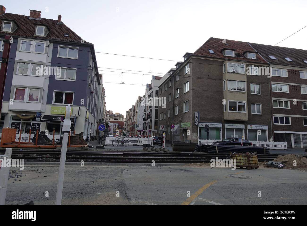 Baustelle in Deutschland Stock Photo