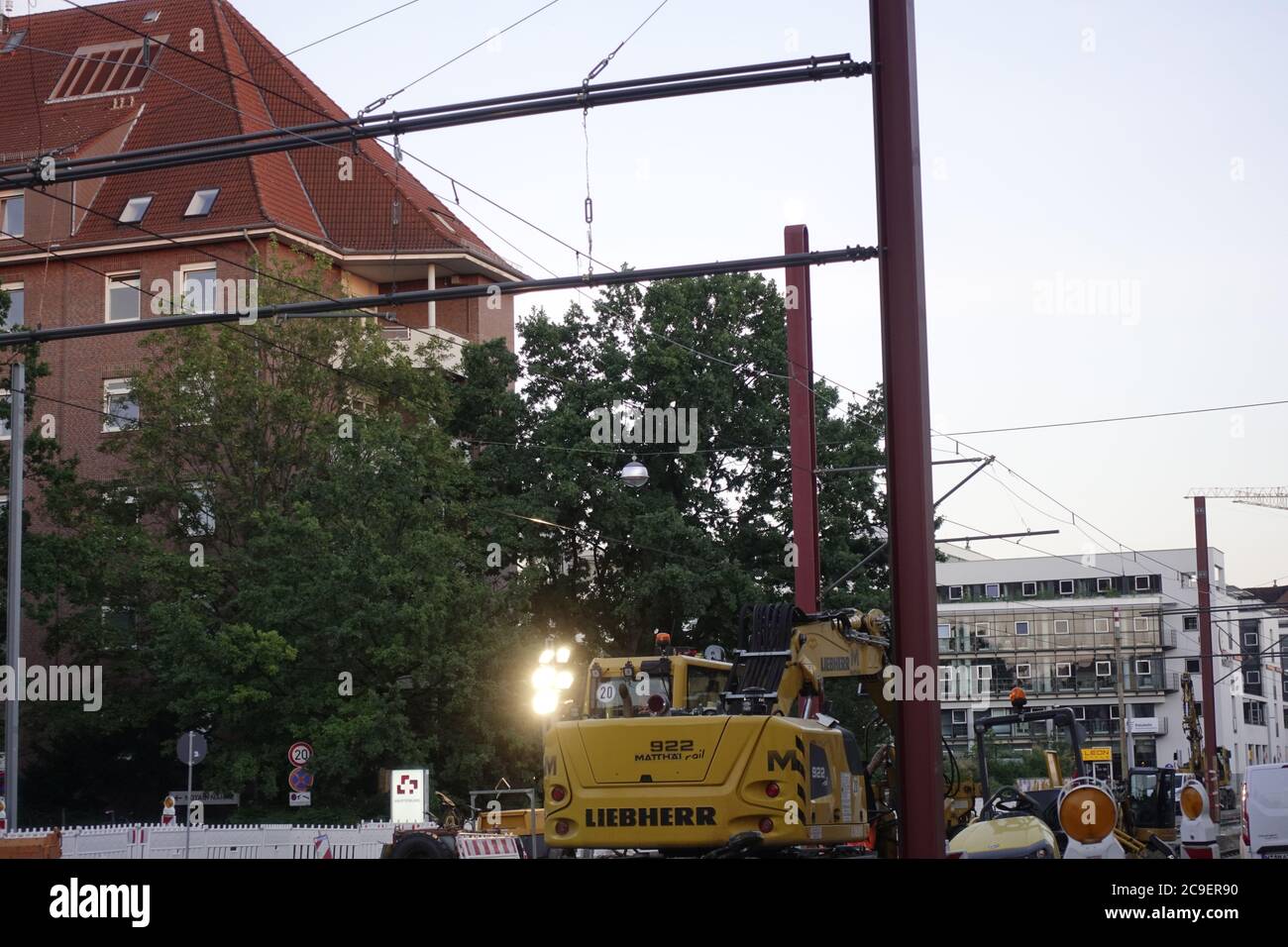 Baustelle in Deutschland Stock Photo