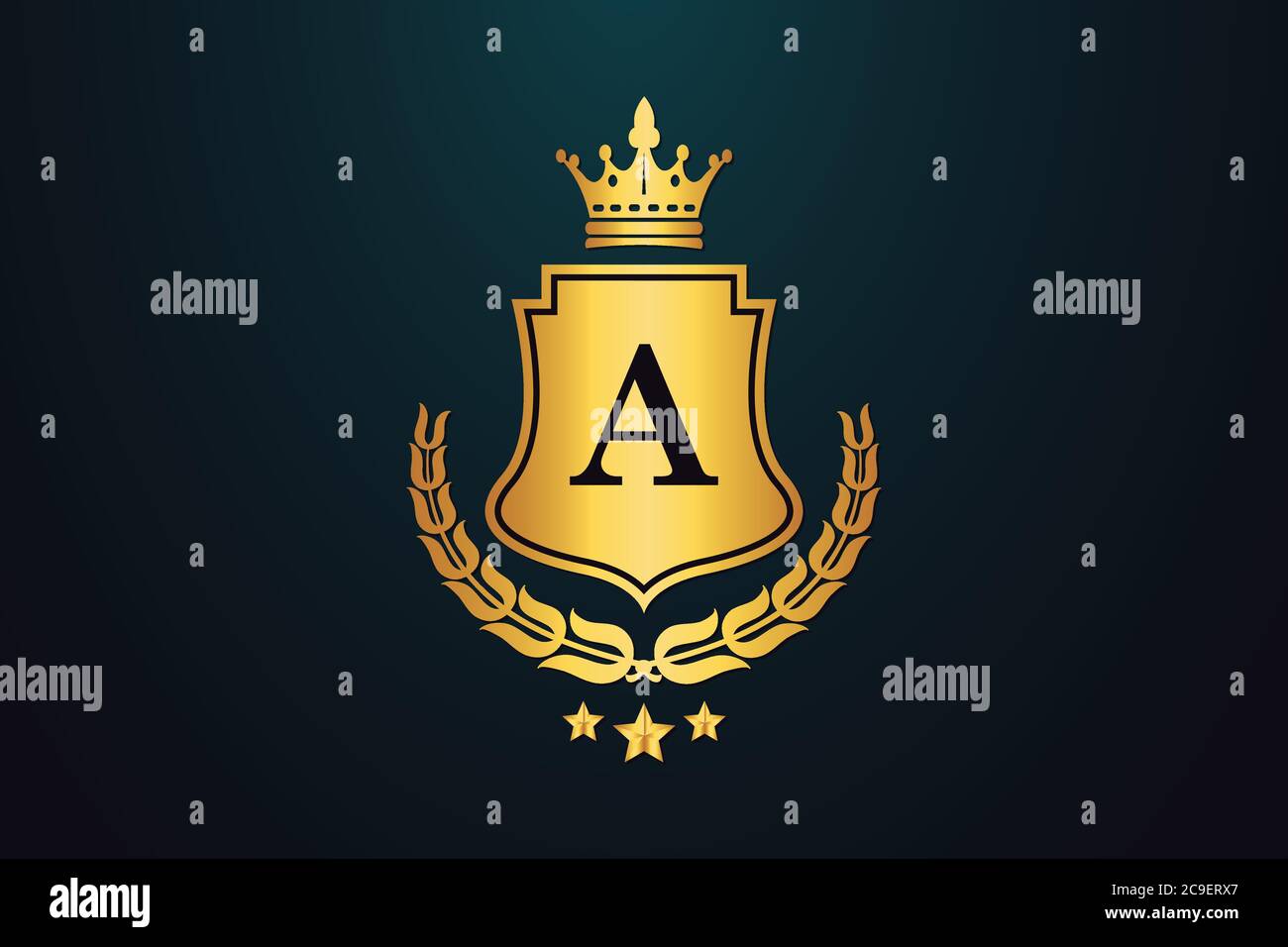 Luxury, Royal and Elegant Logo Vector Design Stock Vector Image & Art ...