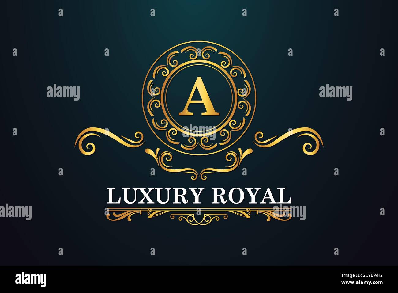 Luxury, Royal and Elegant Logo Vector Design Stock Vector Image & Art ...