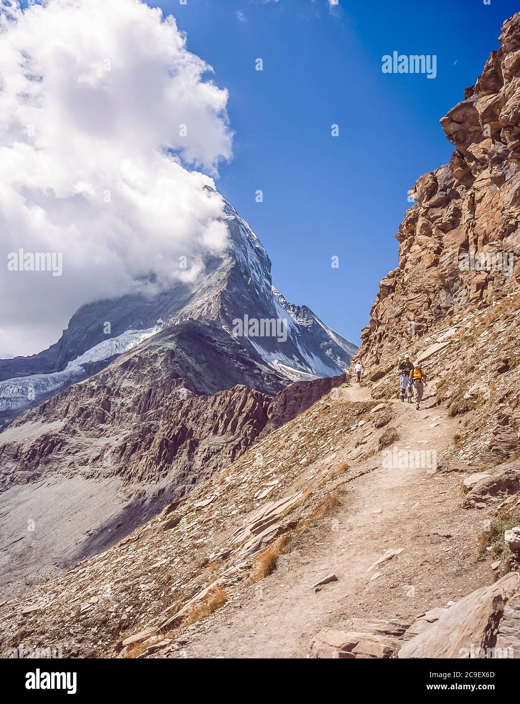 This is what it look like climbing on the iconic mountain of the