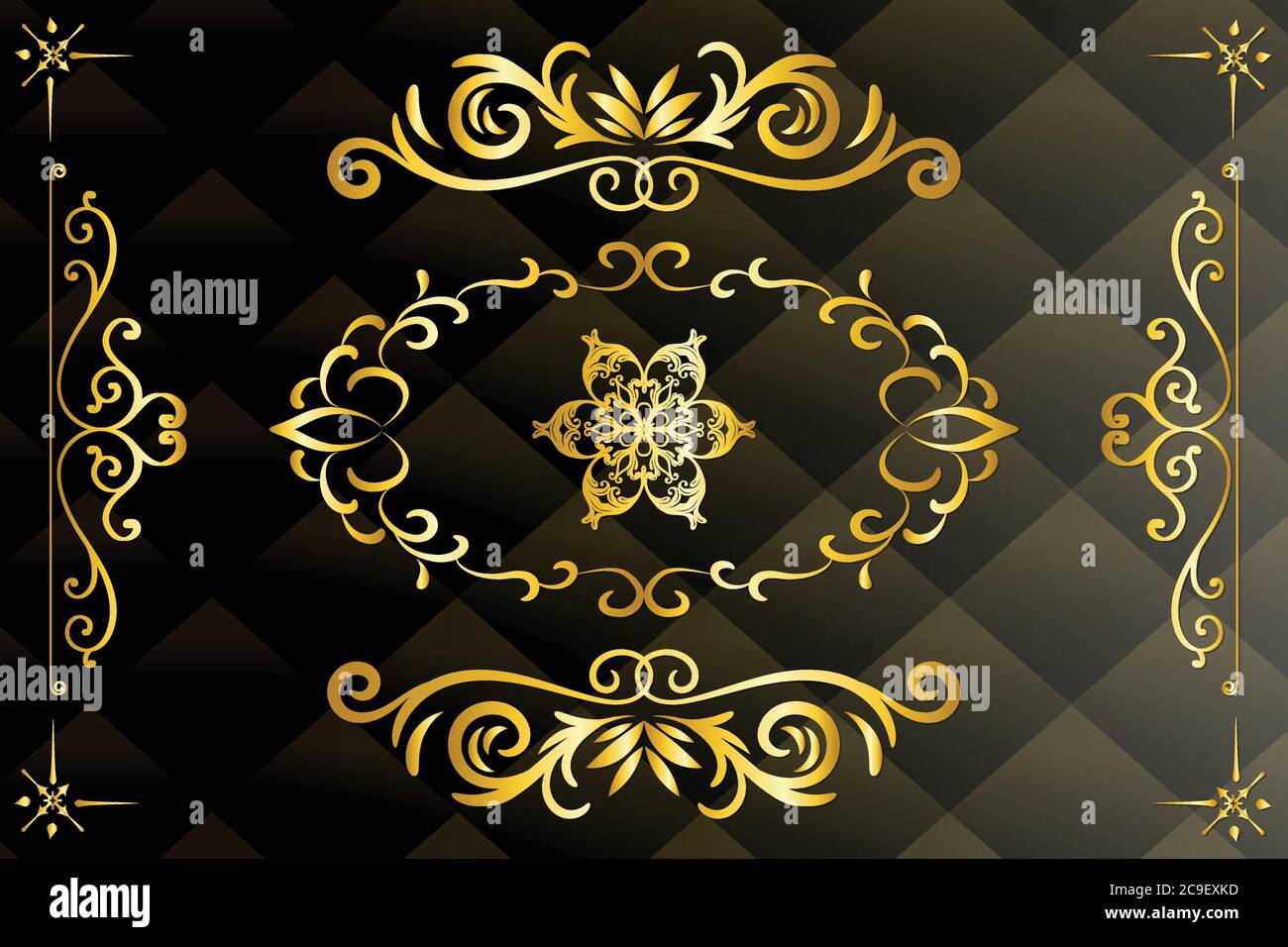 Luxury, Elegant and Royal Ornaments Vector Design Stock Vector Image