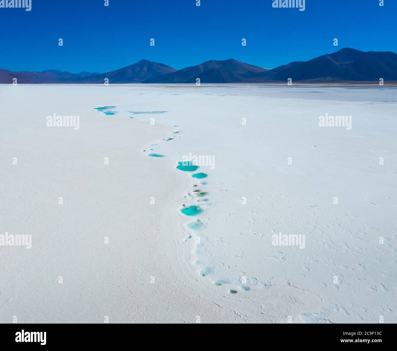 Ojos, Salar de Pocitos,La Puna, Argentina, South America, America Stock