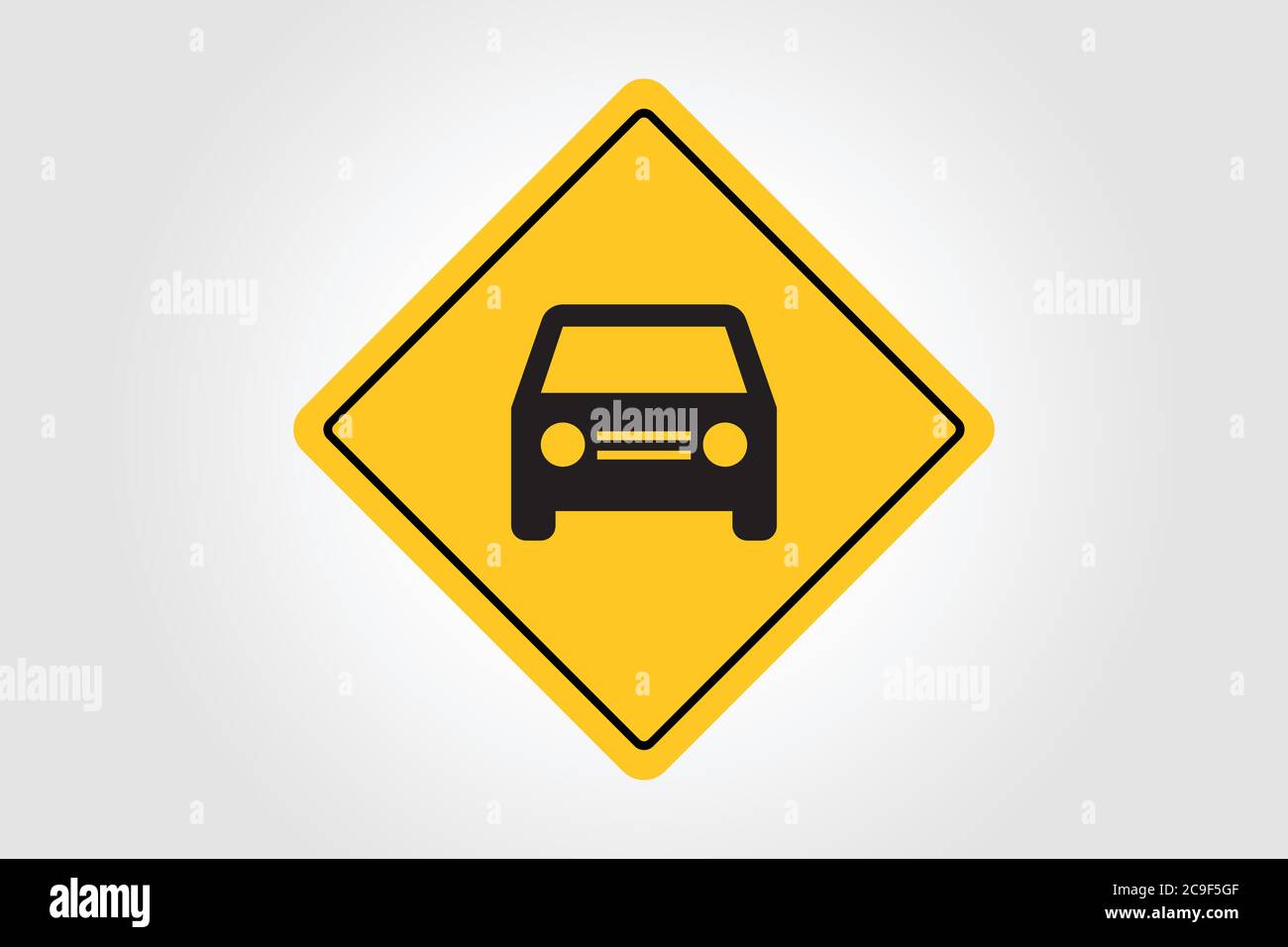 Vector Road Sign, Traffic Illustration EPS 10 Stock Vector