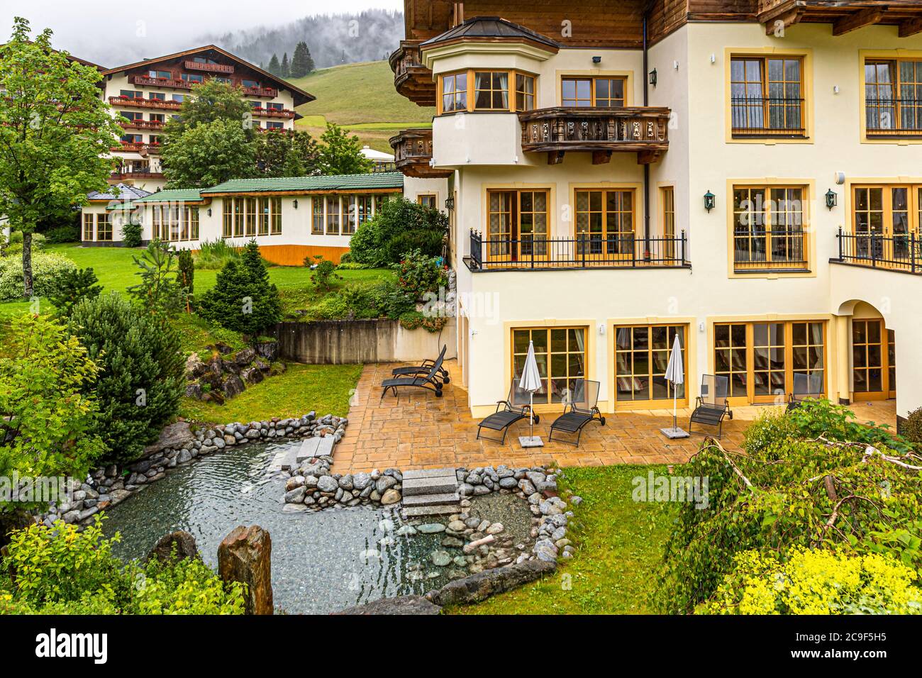 Hotel Singer in Berwang, Austria Stock Photo