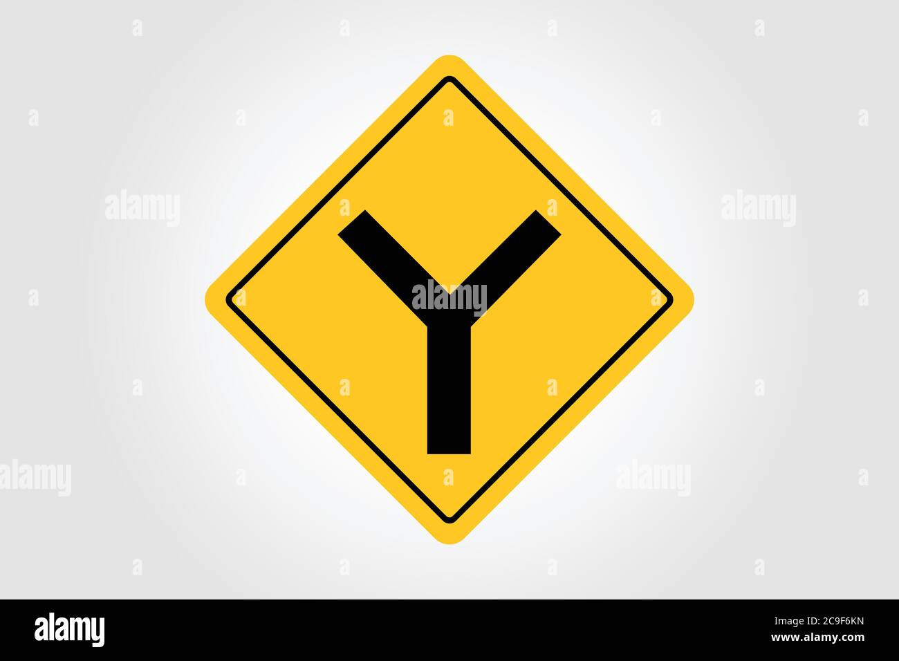 Vector Road Sign, Traffic Illustration EPS 10 Stock Vector