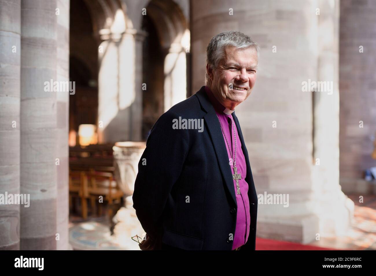 Vennture Hereford. The Right Reverend Richard Frith, Bishop of Hereford. Stock Photo