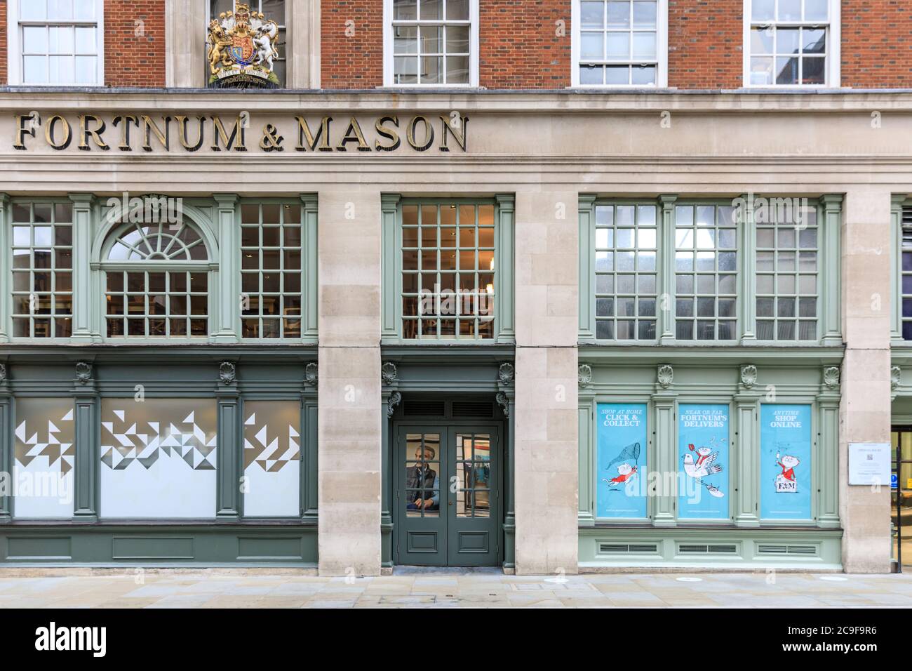 Fortnum & Mason, famous traditional British store and luxury brand