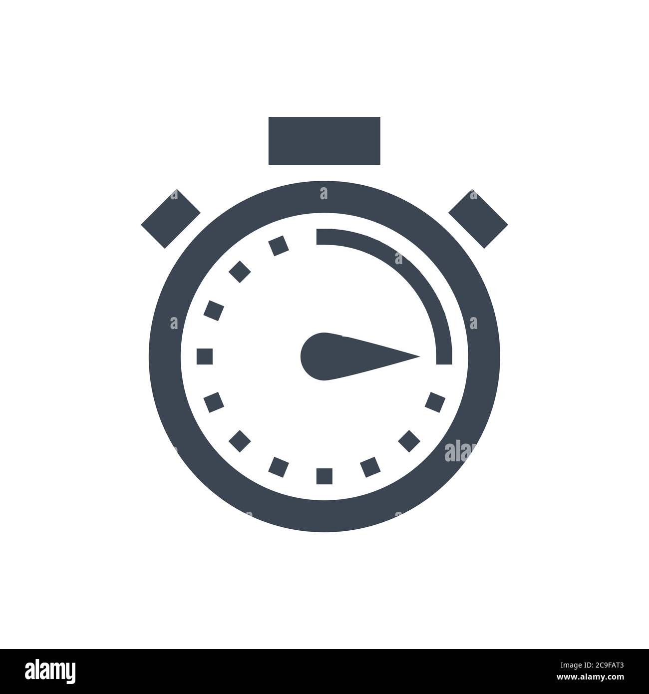 Stopwatch Vector Glyph Icon Stock Vector Image & Art - Alamy