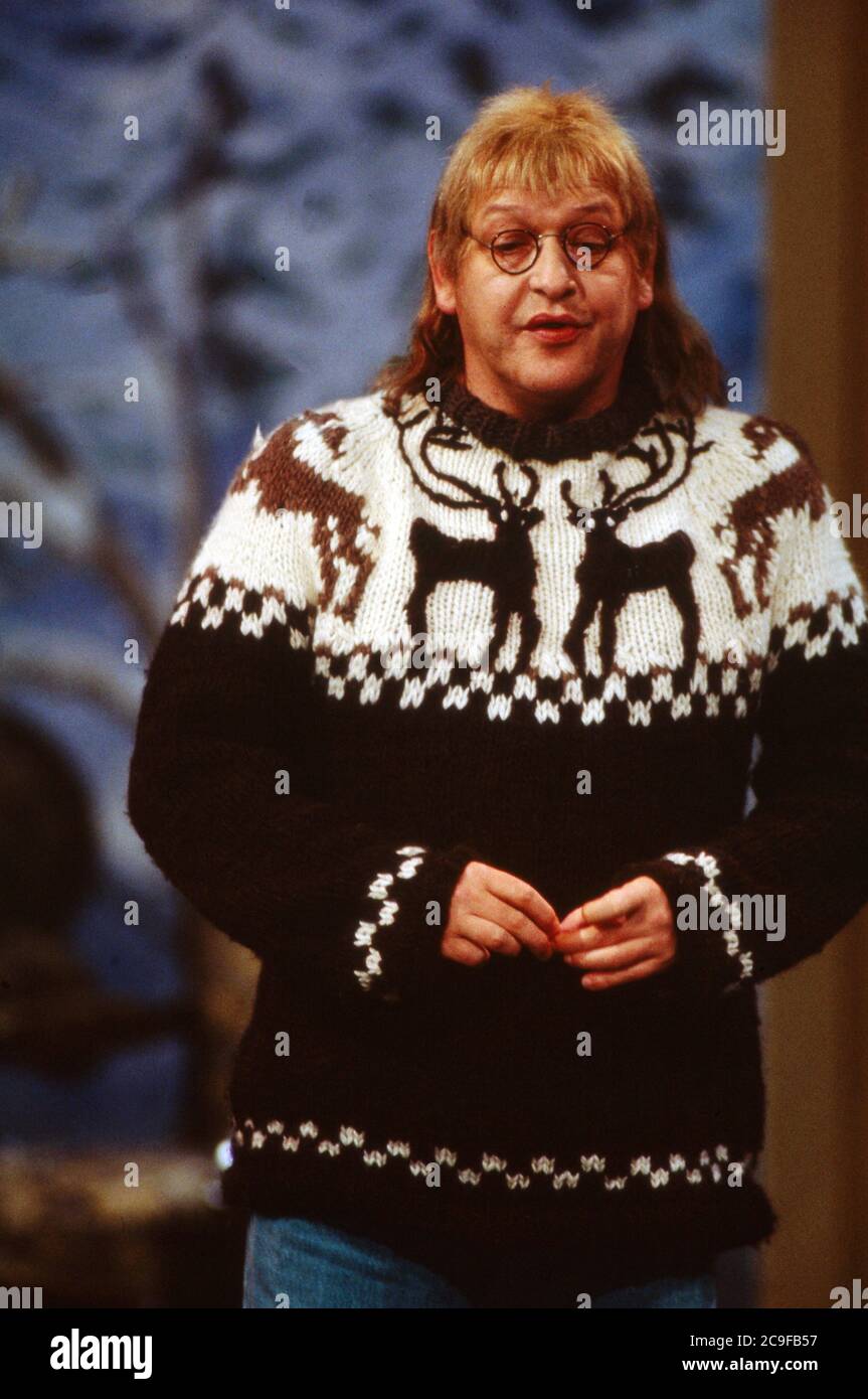 Wetten dass, Spielshow, Deutschland 1992, Gaststar Diether Krebs als Martin Stock Photo