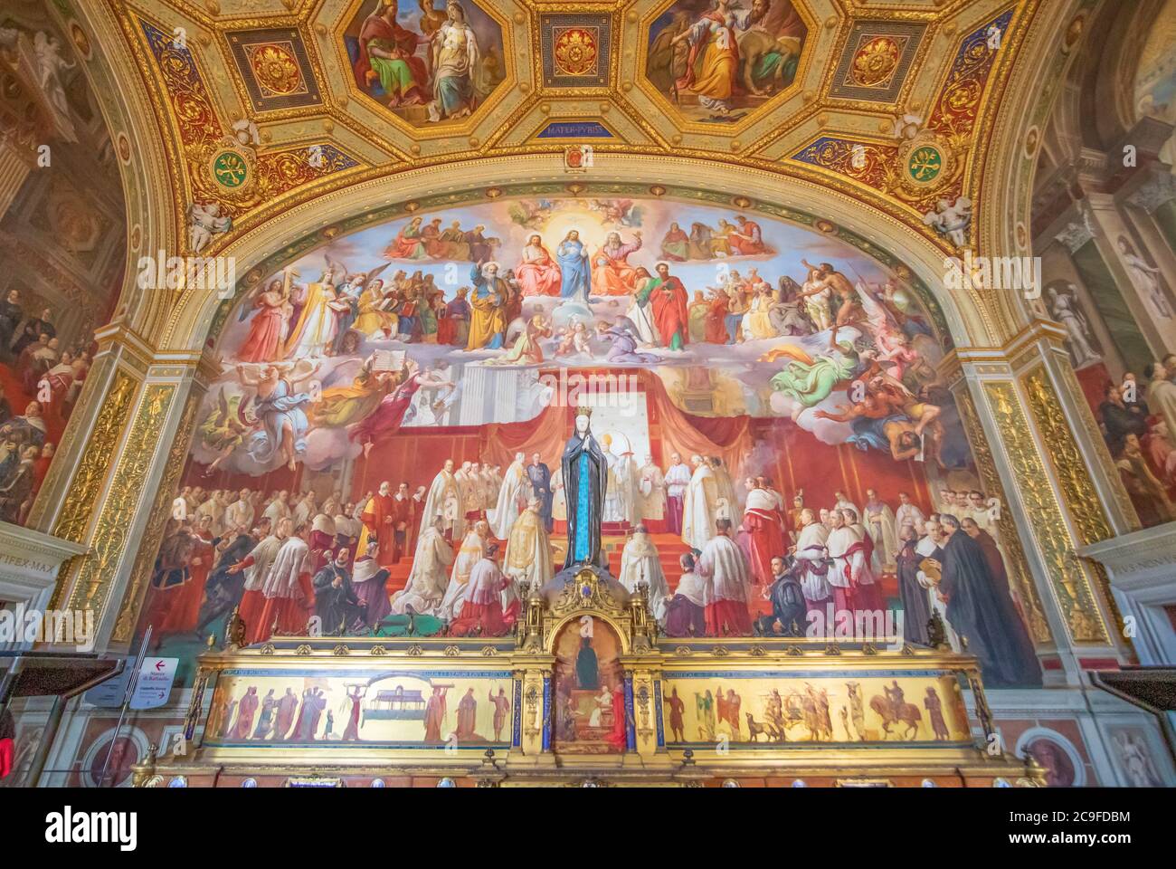 The Vatican Museums are an immense collection of artifacts, frescoes