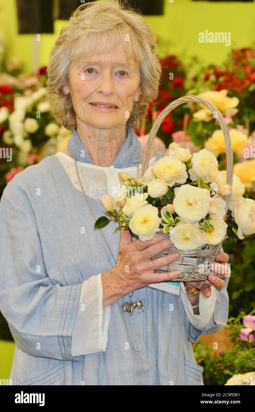 Virginia McKenna. Festival of Roses, RHS Hampton Court Palace Flower