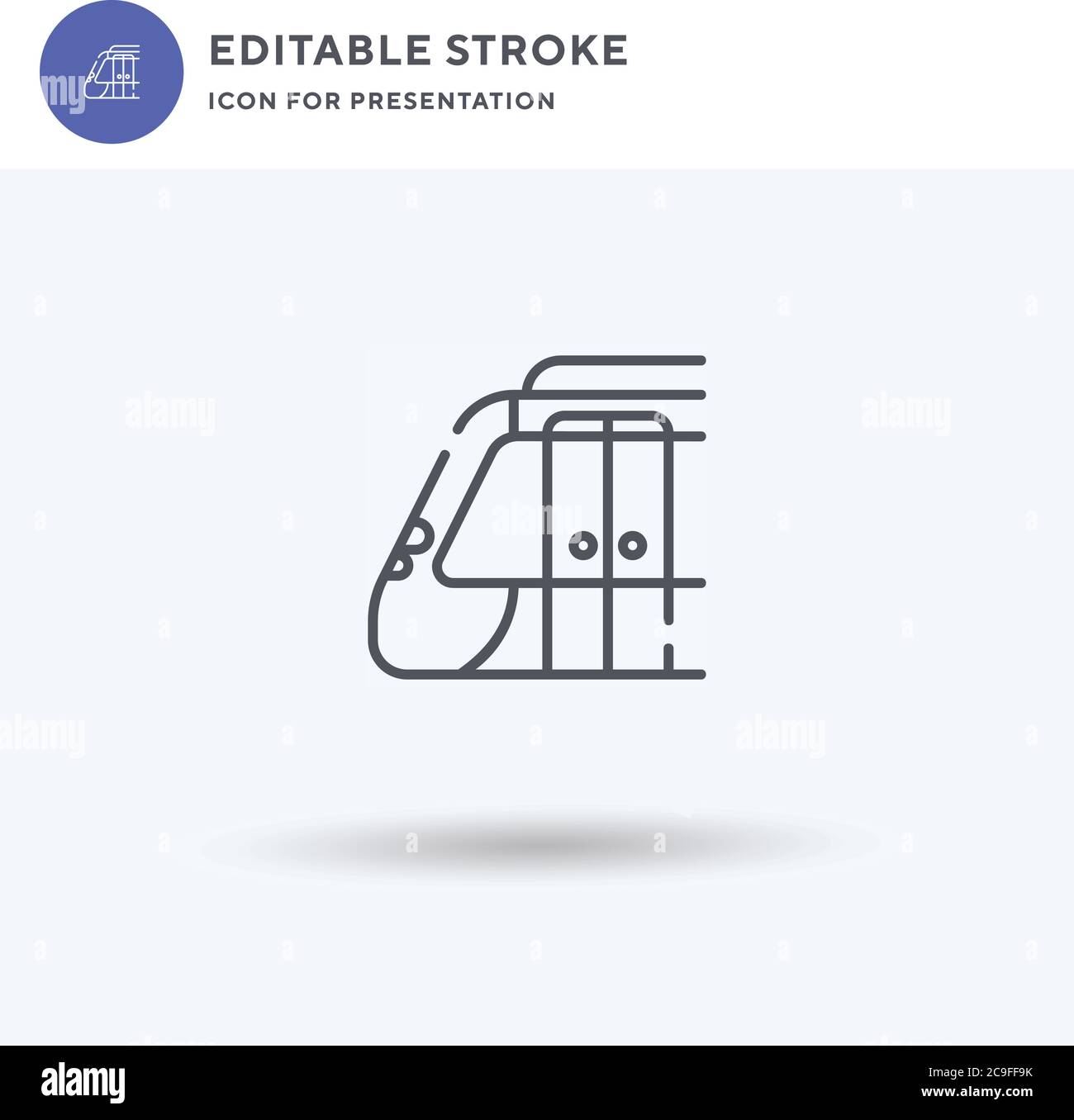 Subway icon vector, filled flat sign, solid pictogram isolated on white ...