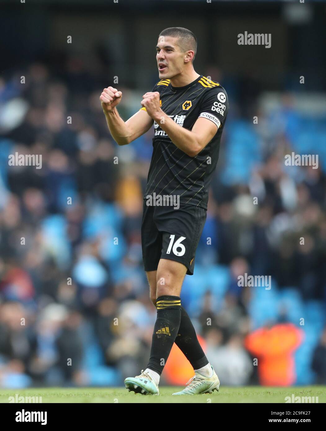 Wolverhampton Wanderers' Conor Coady celebrates win over Manchester ...