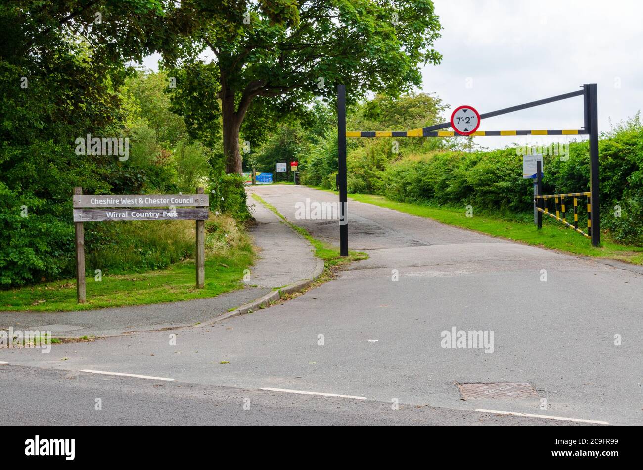 Parkgate, UK Jun 17, 2020 The Ropewalk car park is for visitors to