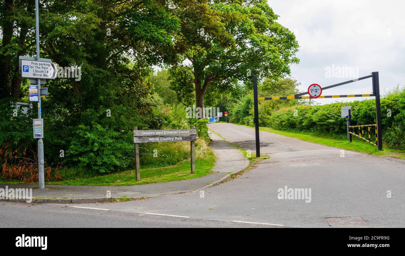 Parkgate, UK Jun 17, 2020 The Ropewalk car park is for visitors to