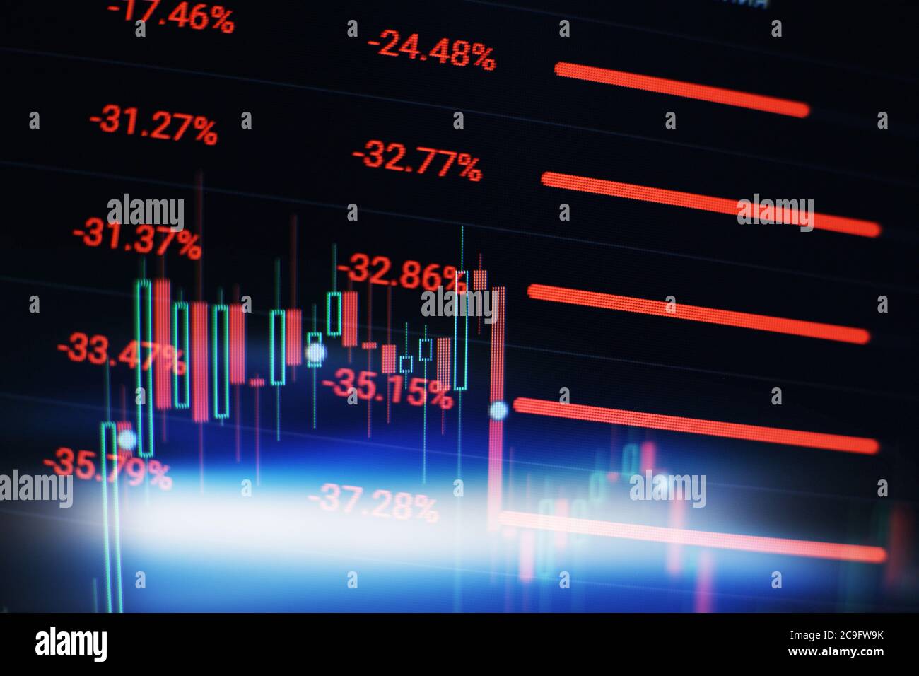 Stock exchange business screen data graph background. Background with ...
