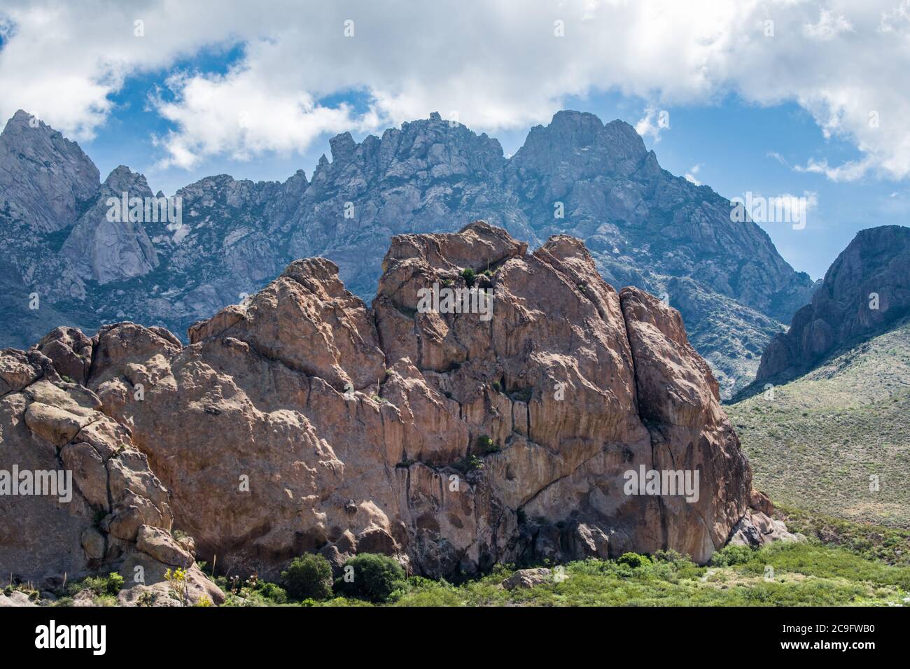 Organ Mountains of New Mexico, #8274 Stock Photo