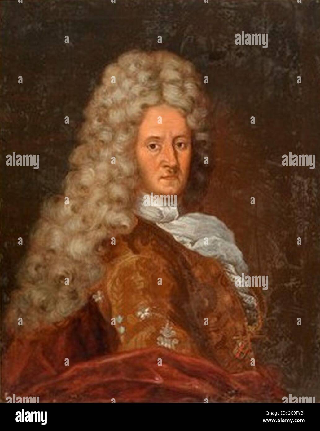 Janez Andrej Herrlein - Grof Janez Nepomuk Edling loški glavar 1774–1783. Stock Photo