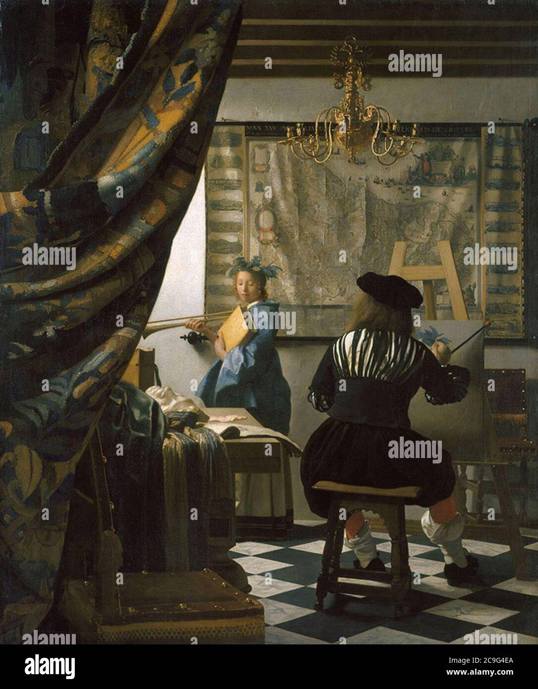 Jan Vermeer van Delft 011b. Stock Photo