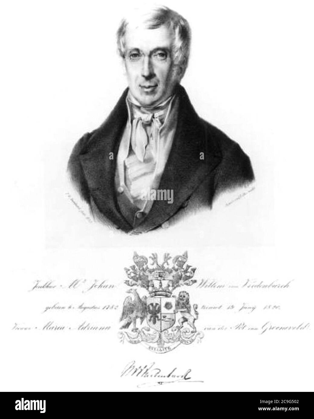 Jan Willem van Vredenburch (1782-1849). Stock Photo
