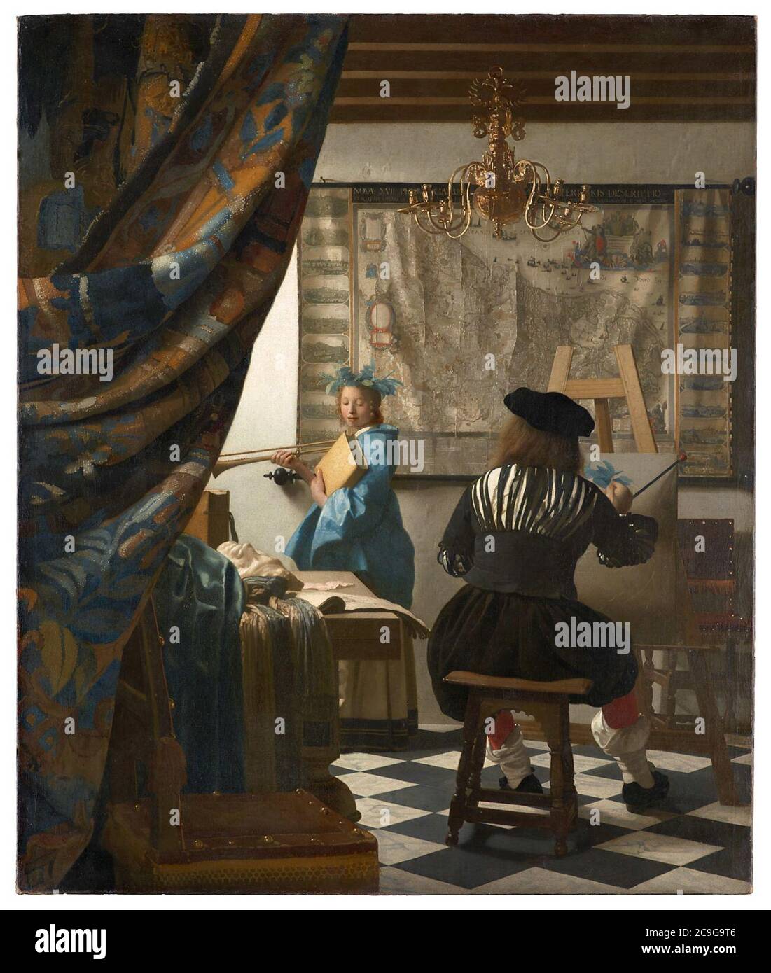 Jan Vermeer van Delft 011. Stock Photo
