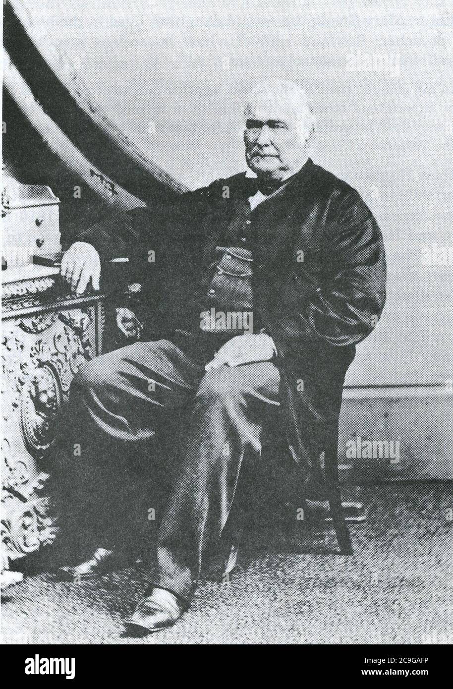 James Devlin circa 1870. Stock Photo