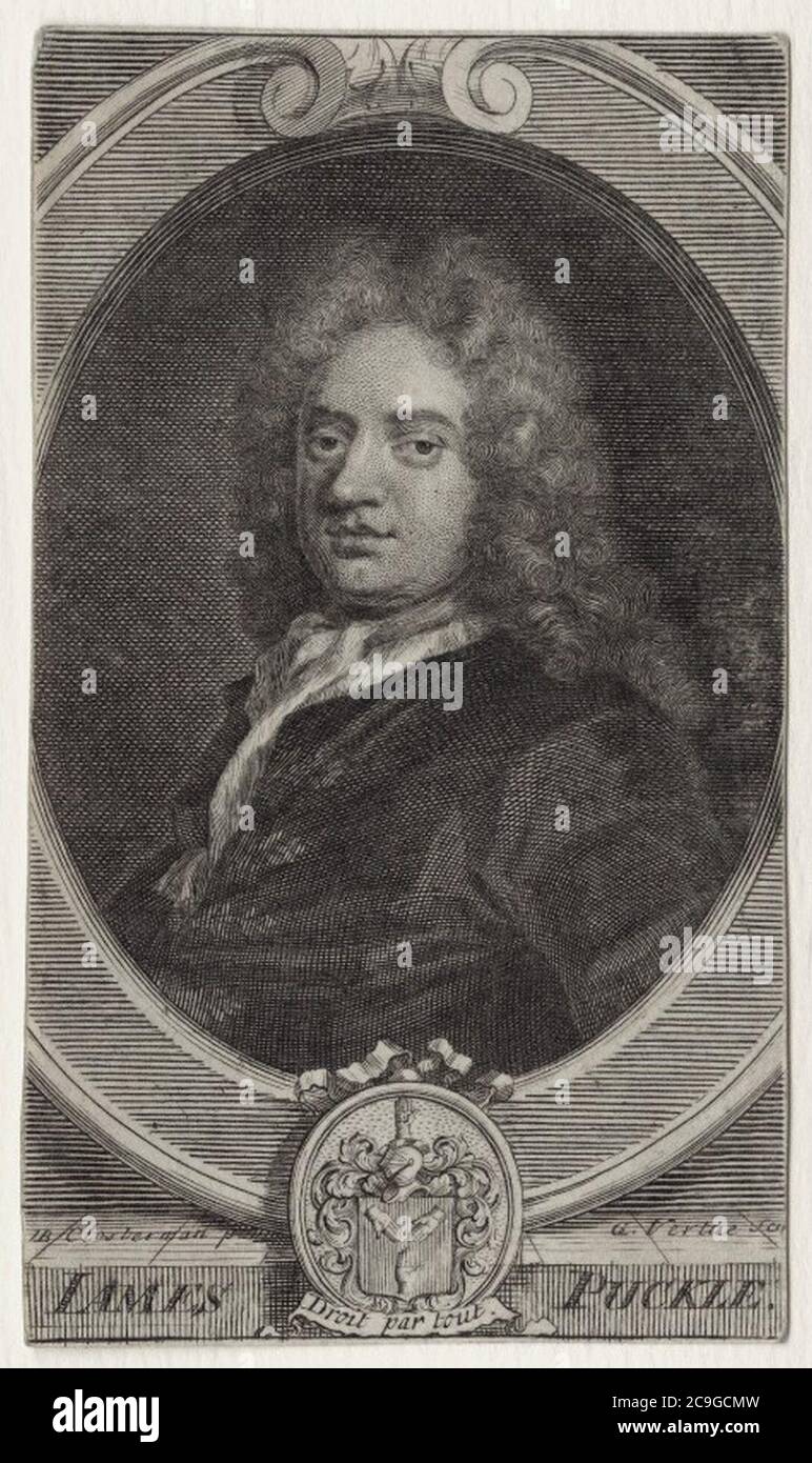 James Puckle, 1713. Stock Photo