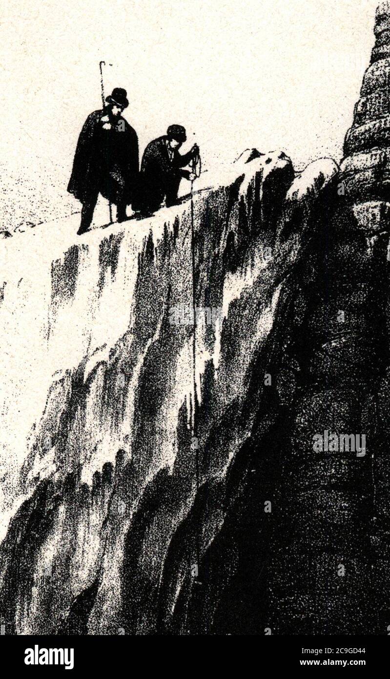 James David Forbes effectuant des mesures Stock Photo Alamy