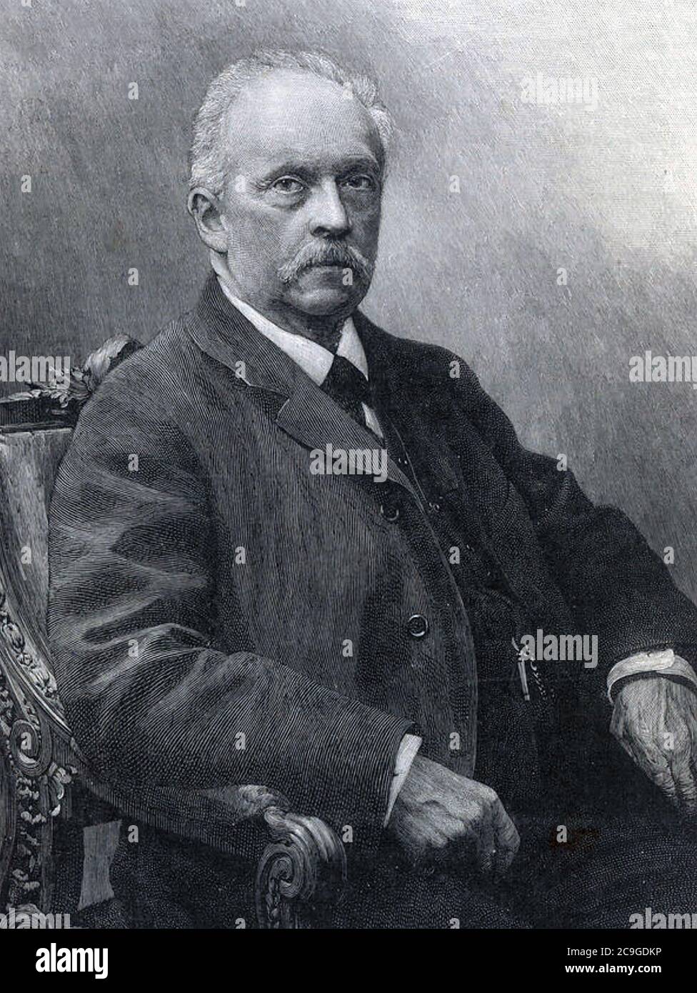 HERMANN von HELMHOLTZ (1821-1894) German physician and physicist Stock Photo