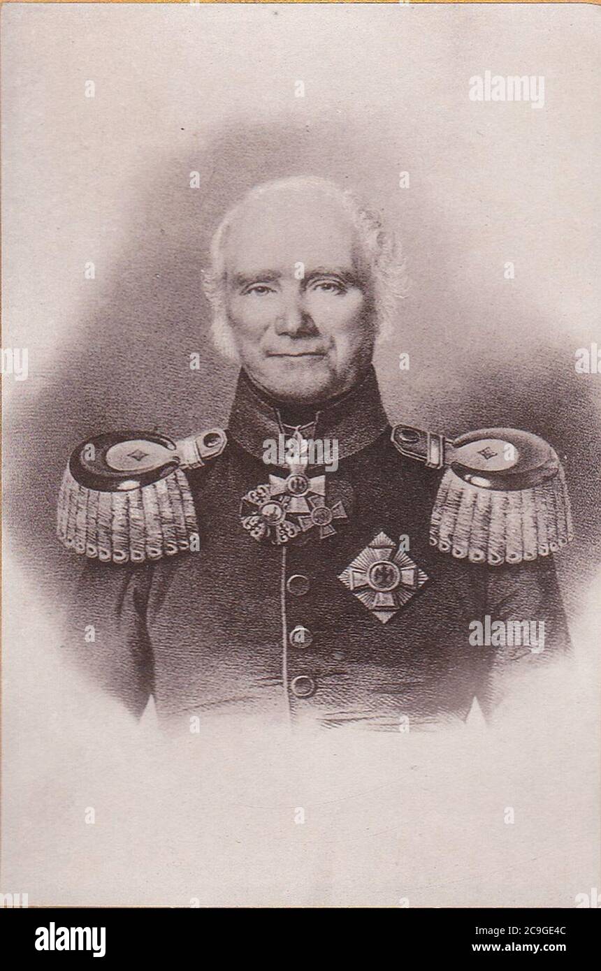 Jacob Bogislaw v. Puttkamer. Stock Photo