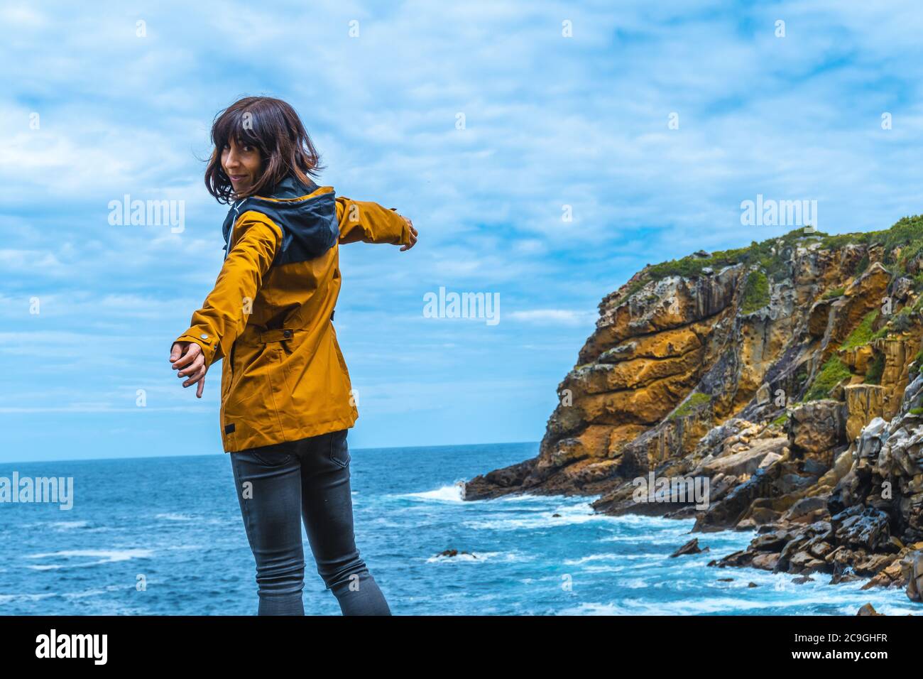 Cheerful model hi-res stock photography and images - Alamy
