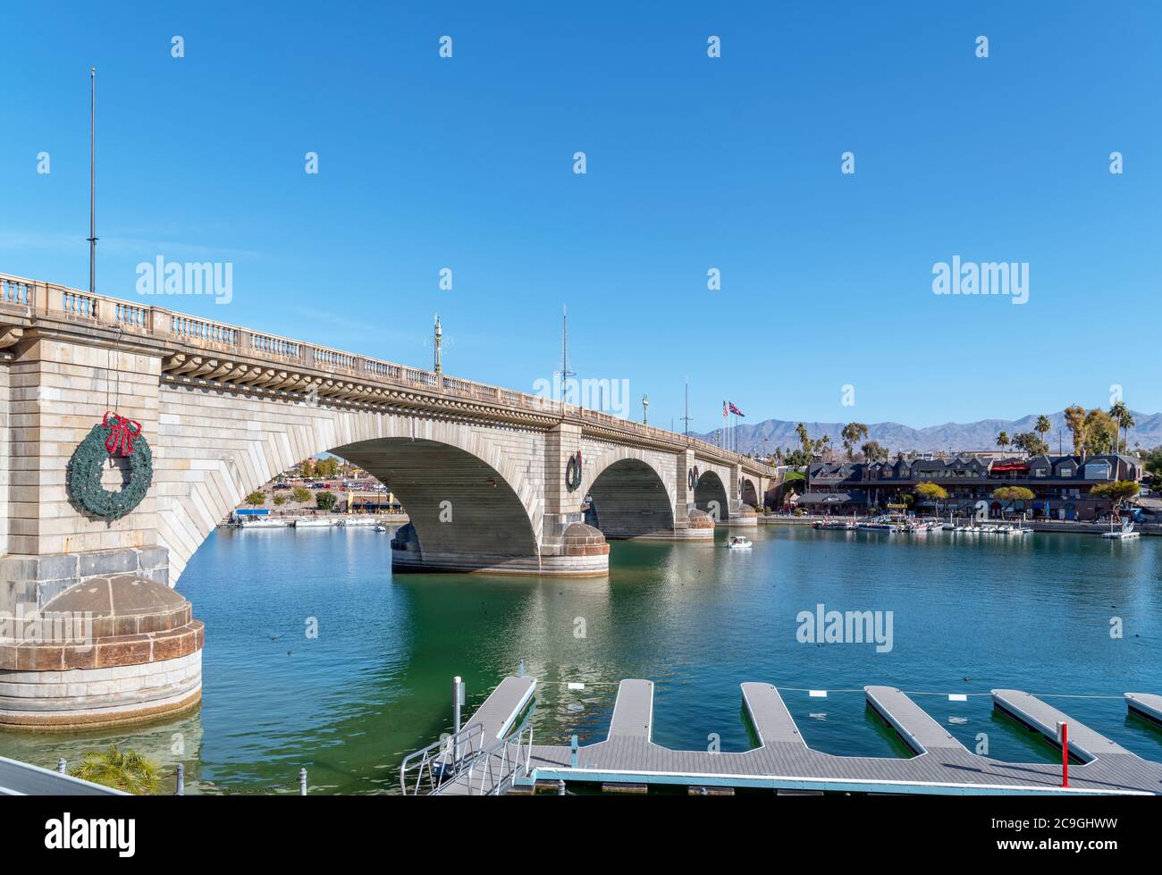 London Bridge, Lake Havasu City, Arizona, USA Stock Photo