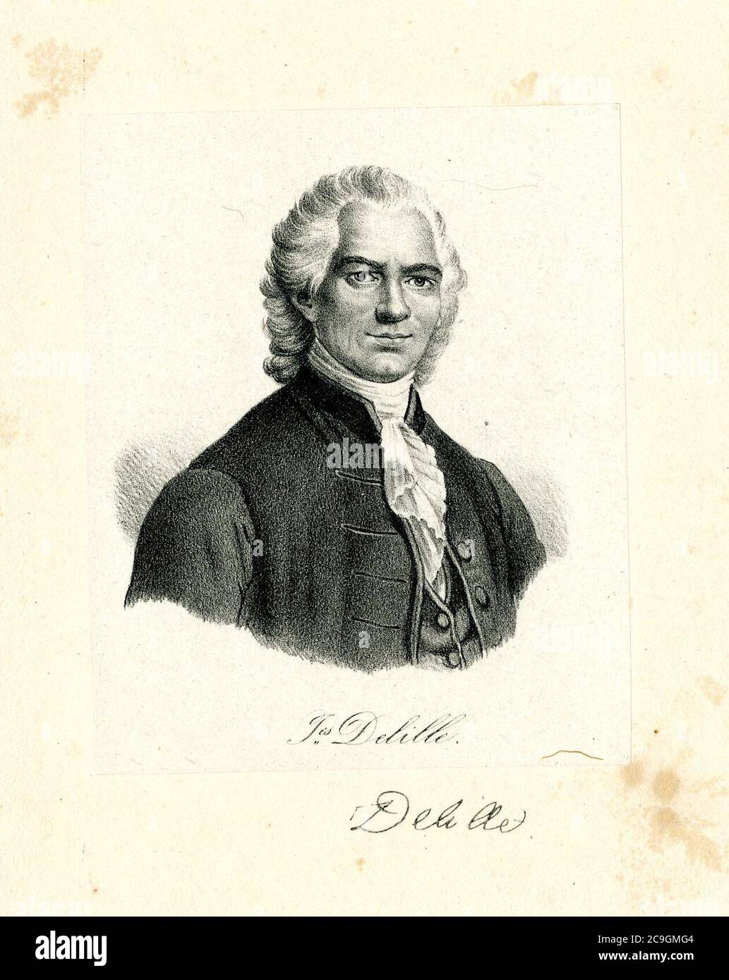 J.es Delille (BM 1901,1022.228). Stock Photo