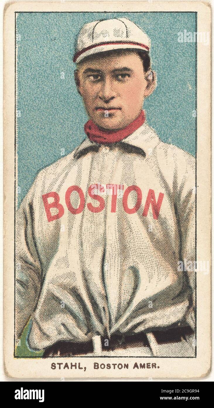Jake Stahl, Boston Red Sox, baseball card portrait Stock Photo