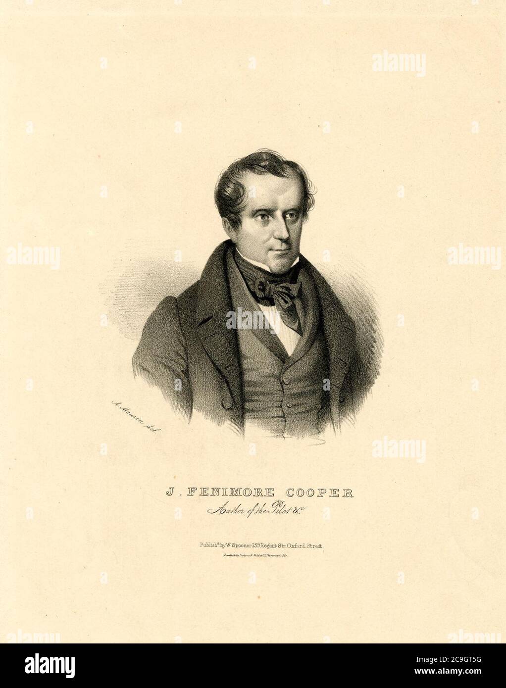 J. Fenimore Cooper (BM 1873,0712.585). Stock Photo