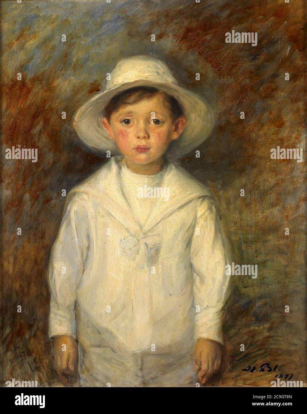 J E Blanche Jean Helleu 1897 Stock Photo Alamy