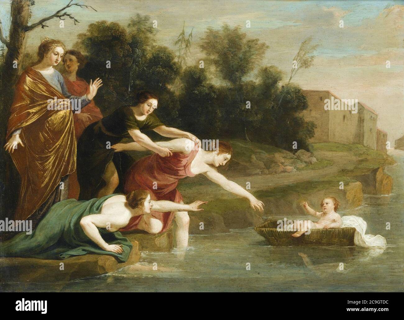 Jacques Stella The Finding of Moses Stock Photo Alamy