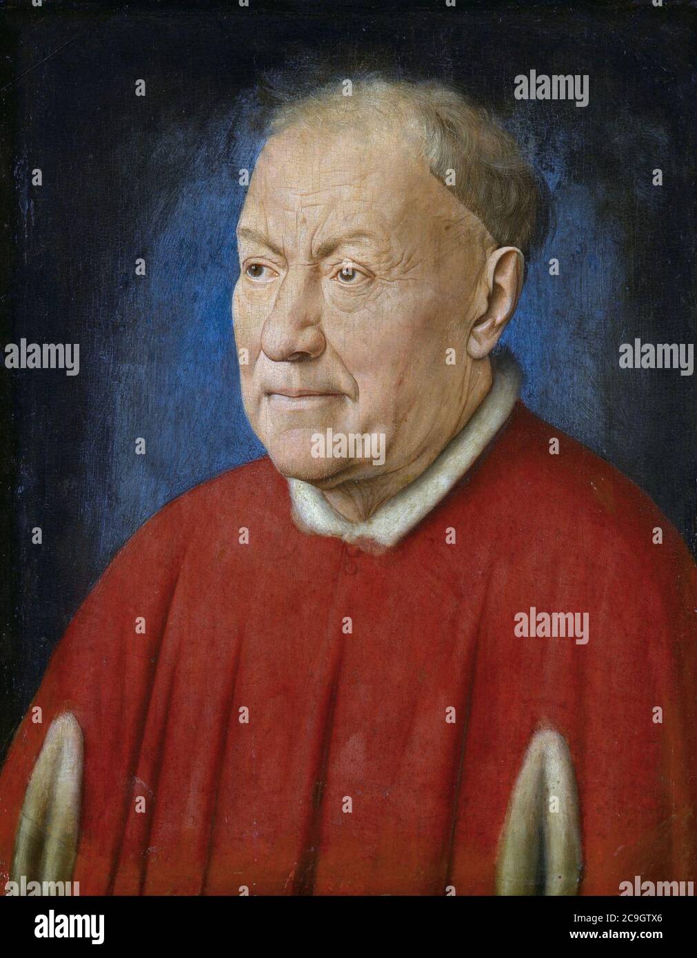 Jan van Eyck - Kardinal Niccolò Albergati Stock Photo - Alamy