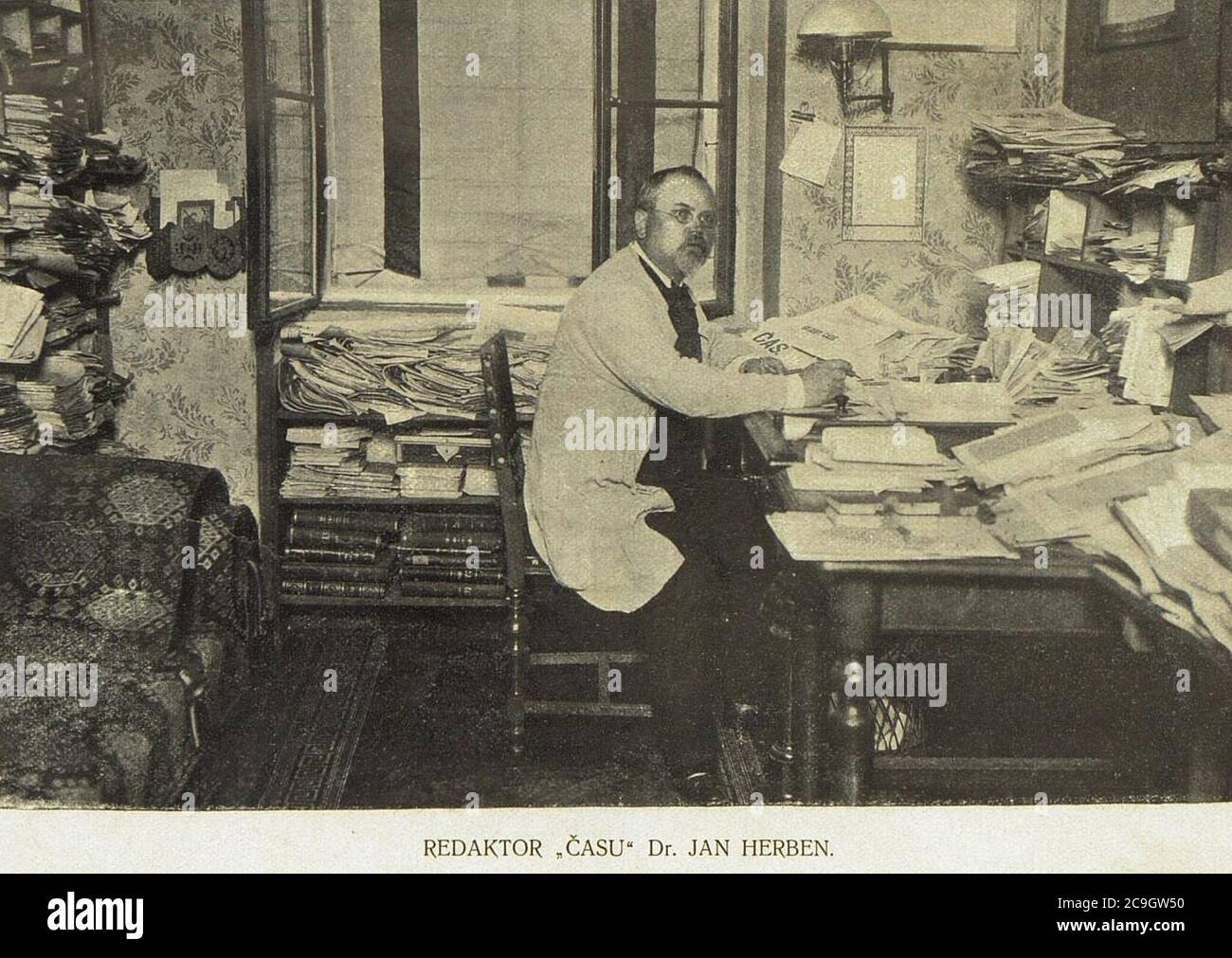 Jan Herben 1907 Stock Photo Alamy