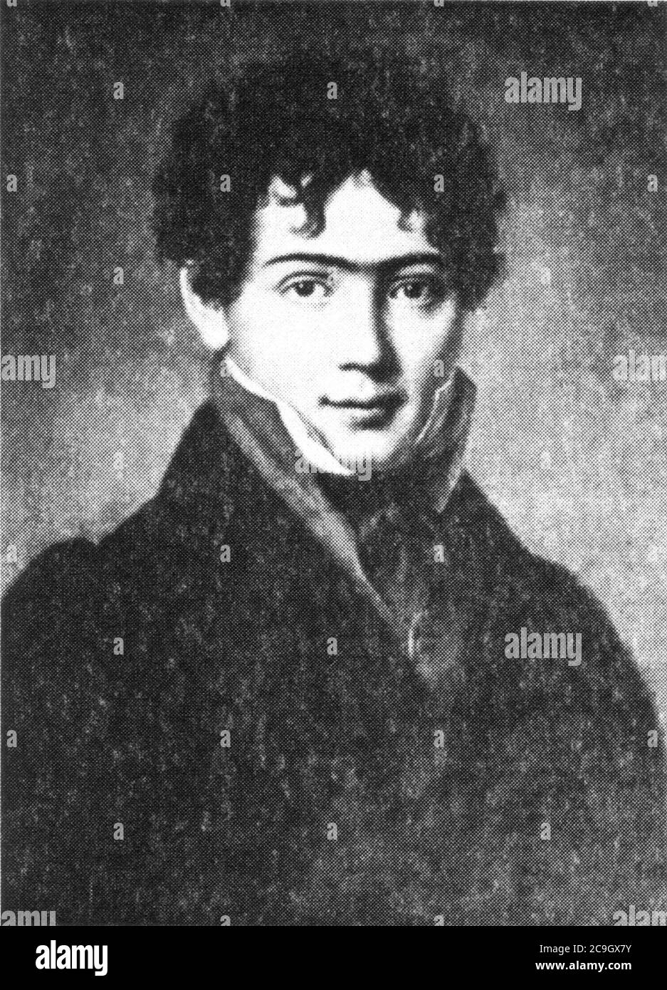 Jakob Friedrich Weckherlin, August Heinrich Zahn. Stock Photo