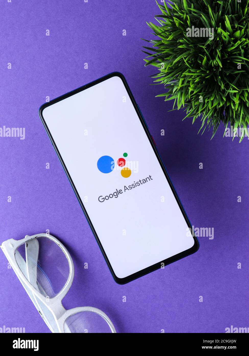 Assam, india July 28, 2020 Google assistance an artificial