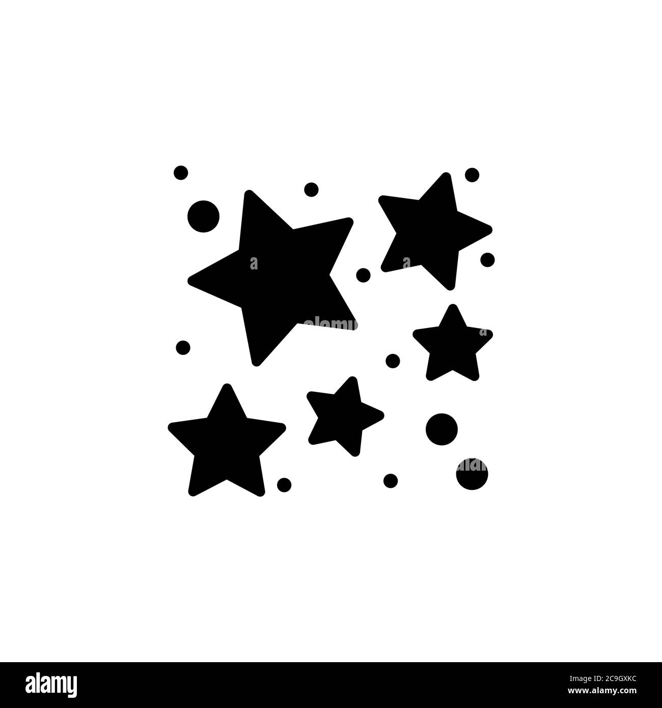 star cluster icon vector. star cluster simple sign, logo Stock Vector Image  & Art - Alamy